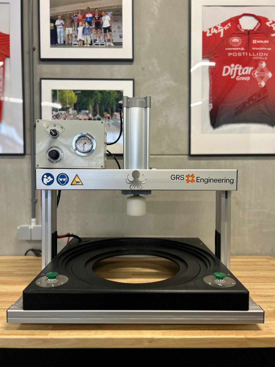 TMWORKS invests in quality with the spoke destressing machine from GRS Engineering: "The Kraken"